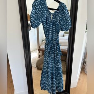 Mirth Capri Maxidress | Size: Small | Color: Blue and White